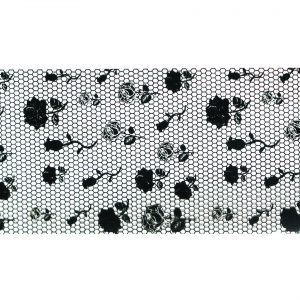 Foil Encaje Negro 7 - 100cm