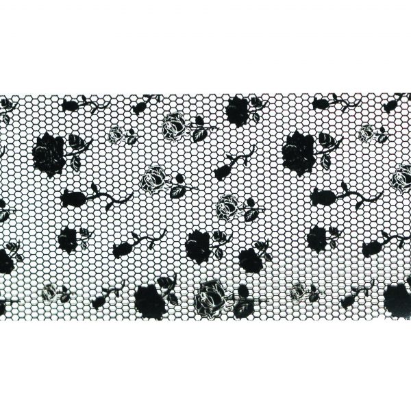 Foil Encaje Negro 7 - 100cm