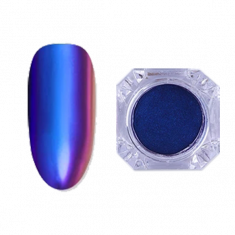 Escarabajo azul-morado