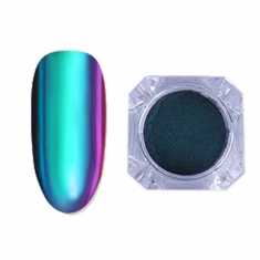 Escarabajo verde-morado