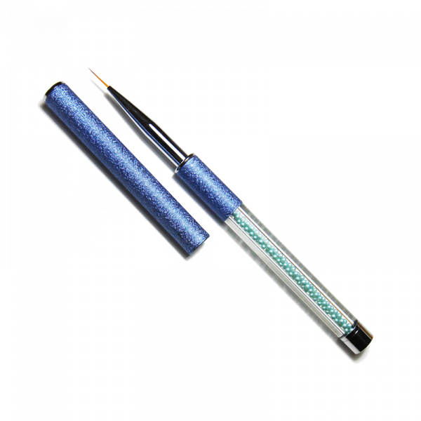 Pincel fino nail art 10mm Azul