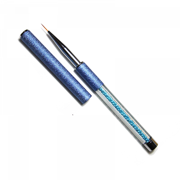 Pincel fino nail art 8mm Azul