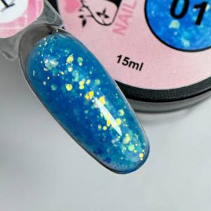 Gel Builder Glitter NEON 01 illusion beauty Nails PRO - 15ml
