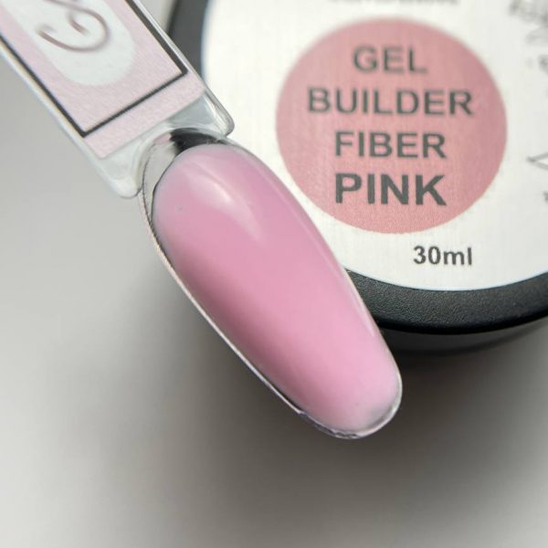 Gel Builder FIBER Pink illusion beauty Nails - 30ml - Imagen 2