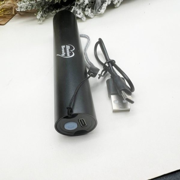 Mini lámpara Led UV color negro (recargable usb C) Illusion Beauty - Imagen 2