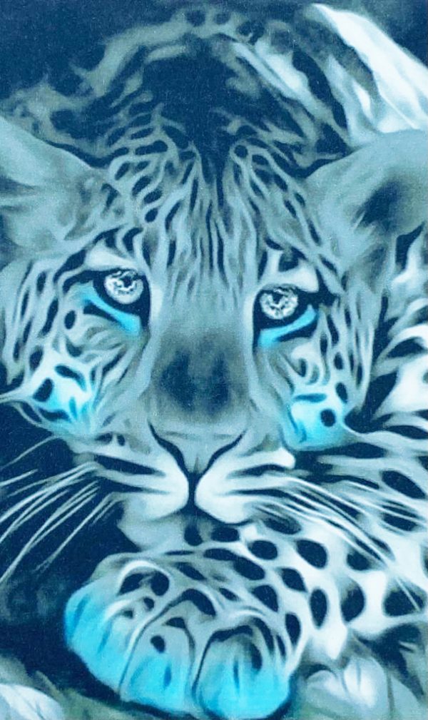 Plantilla XL para aerografía "Leopardo"