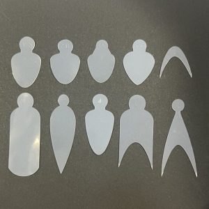 MIX plantillas reutilizables de silicona para francesa