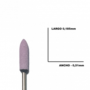 Fresa manicura carburo mineral #18