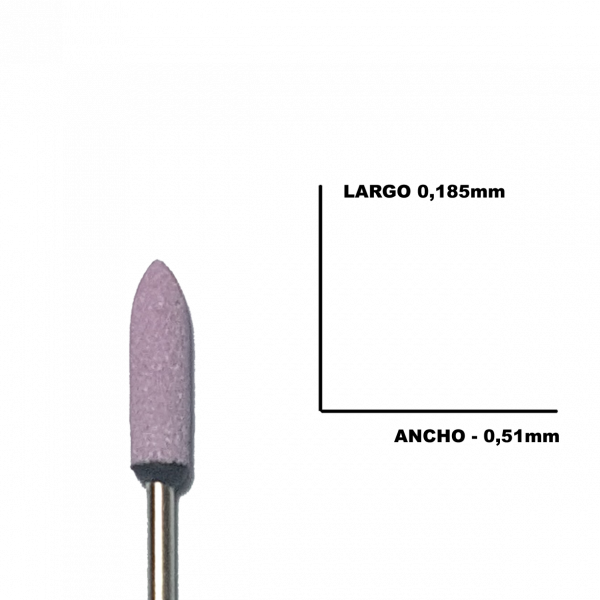 Fresa manicura carburo mineral #18