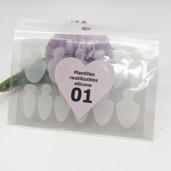 Plantillas reutilizables de silicona para francesa #1 - Imagen 2
