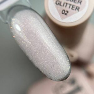 Base Rubber Glitter 02 illusion beauty Nails - 10ml