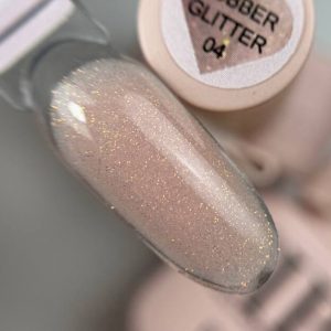 Base Rubber Glitter 04 illusion beauty Nails - 10ml