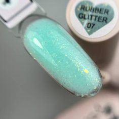 Base Rubber Glitter 07 illusion beauty Nails - 10ml