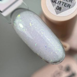 Base Rubber Glitter 08 illusion beauty Nails - 10ml