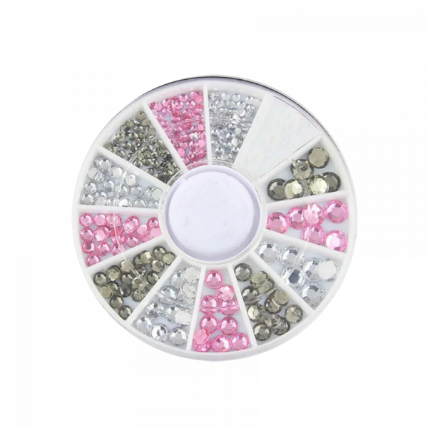 Rueda Diamantes Rosas y Claros