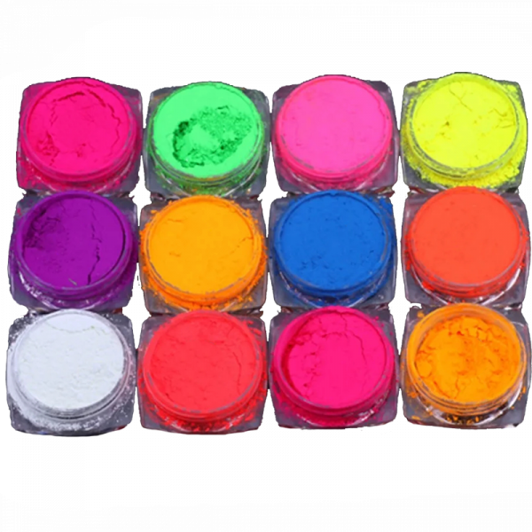 Kit Pigmentos Neón 12 unidades