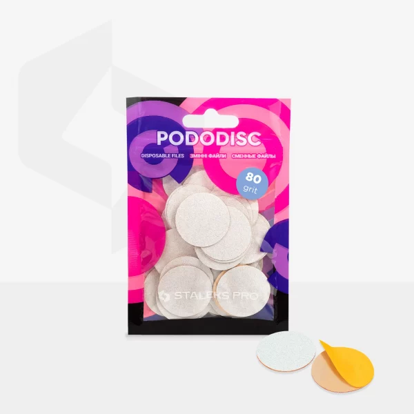 Recambios Blancos Para Disco De Pedicura PODODISC STALEKS PRO L (Grano 80-50 Uds) Staleks PDF-25-80W - Imagen 3
