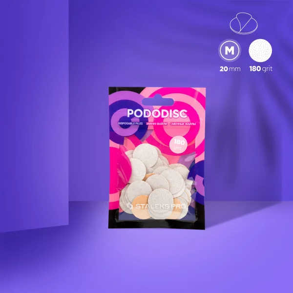 Recambios Blancos Para Disco De Pedicura PODODISC STALEKS PRO M (Grano 180-50 Uds) Staleks PDF-20-180W