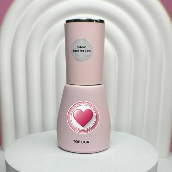 Top Coat rubber MATTE illusion beauty - 10ml (Terciopelo) lot. 200424