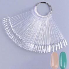 Tips oval transparentes 50 unid.