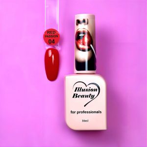 Esmalte semipermanente Red Passion 04 illusion beauty – 10ml