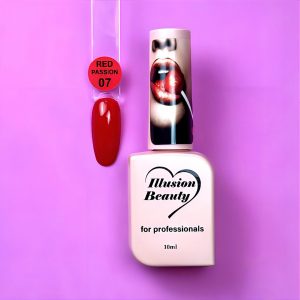 Esmalte semipermanente Red Passion 07 illusion beauty – 10ml