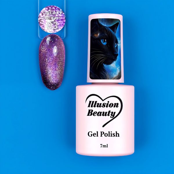Esmalte semipermanente Galaxy Cat Eyes 03 illusion beauty – 7ml