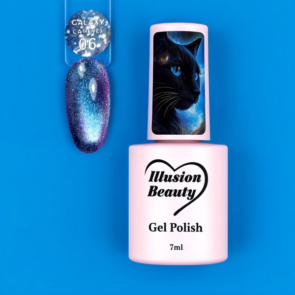 Esmalte semipermanente Galaxy Cat Eyes 06 illusion beauty – 7ml