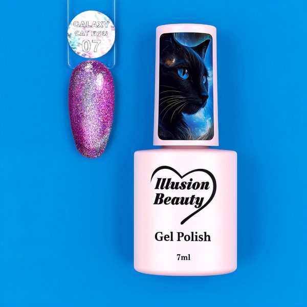 Esmalte semipermanente Galaxy Cat Eyes 07 illusion beauty – 7ml