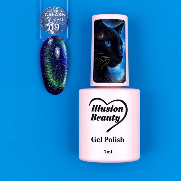 Esmalte semipermanente Galaxy Cat Eyes 09 illusion beauty – 7ml