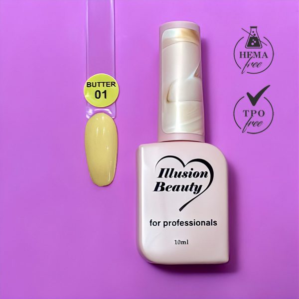 Esmalte semipermanente BUTTER 01 – 10ml Illusion Beauty