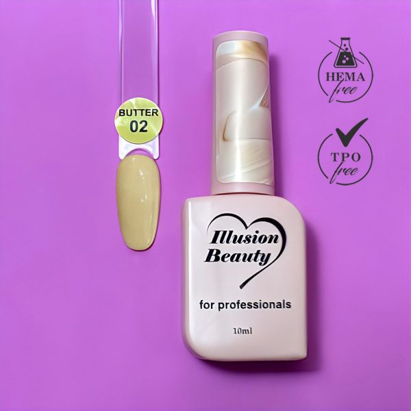 Esmalte semipermanente BUTTER 02 – 10ml Illusion Beauty