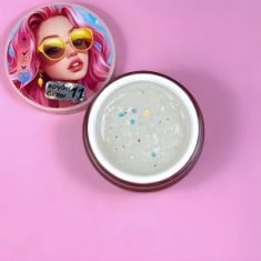 AcryGel Glitter 11 Illusion Beauty 30g – Translúcido con glitter iridiscente