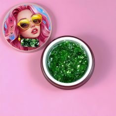 AcryGel Glitter 2 Illusion Beauty 30g – Glitters verde esmeralda