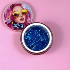 AcryGel Glitter 4 Illusion Beauty 30g – Glitters intensos de azul brillante