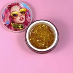 AcryGel Glitter 9 Illusion Beauty 30g – Ámbar dorado con destellos cálidos