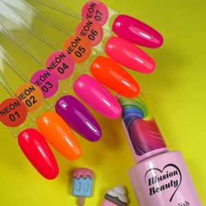 Esmalte semipermanente Neón 06 illusion beauty – 7ml - Imagen 3