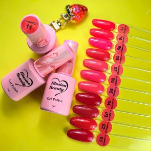 Esmalte semipermanente Flamingo 10 illusion beauty – 7ml - Imagen 3