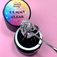 Gel Builder Gummy Clear illusion beauty Nails – 30gr