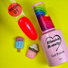 Esmalte semipermanente Neón 01 illusion beauty – 7ml