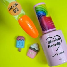 Esmalte semipermanente Neón 02 illusion beauty – 7ml