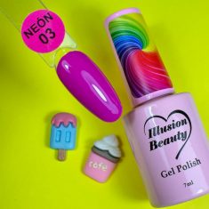 Esmalte semipermanente Neón 03 illusion beauty – 7ml