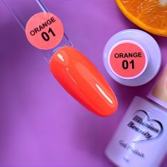 Esmalte semipermanente Orange 01 illusion beauty – 7ml