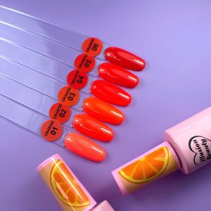 Esmalte semipermanente Orange 04 illusion beauty – 7ml - Imagen 2