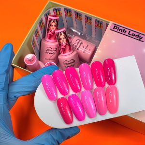 Esmalte semipermanente Pink Lady 11 illusion beauty – 7ml Colores rosas Barbie - Imagen 2