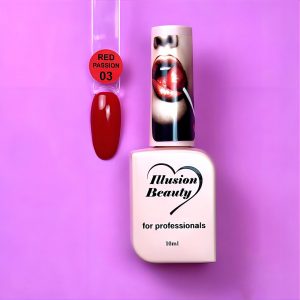 Esmalte semipermanente Red Passion 03 illusion beauty – 10ml