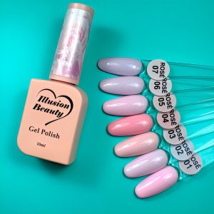 Esmalte semipermanente Rosé 04 illusion beauty – 10ml - Imagen 2