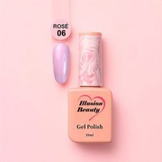 Esmalte semipermanente Rosé 06 illusion beauty – 10ml