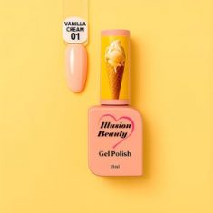 Esmalte semipermanente Vanilla Cream 01 illusion beauty – 10ml
