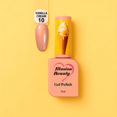 Esmalte semipermanente Vanilla Cream 10 illusion beauty – 10ml